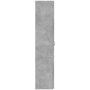 Betongrauer Aktenschrank 60x32x153 cm