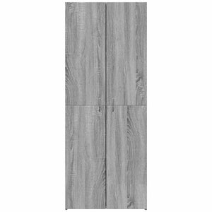 Grauer Aktenschrank Sonoma 60x32x153 cm