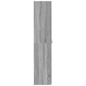Grauer Aktenschrank Sonoma 60x32x153 cm
