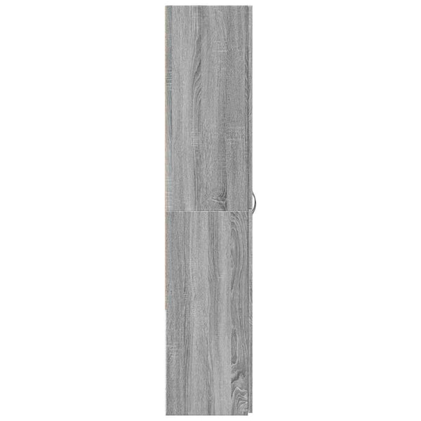 Grauer Aktenschrank Sonoma 60x32x153 cm