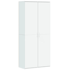 Highboard Weiß 80x35x180 cm