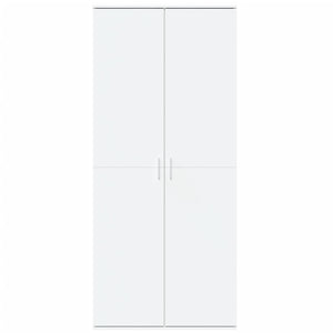 Highboard Weiß 80x35x180 cm