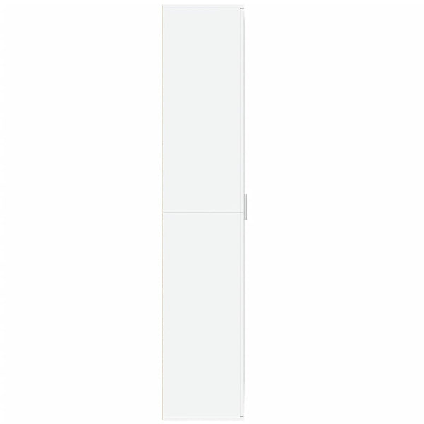 Highboard Weiß 80x35x180 cm