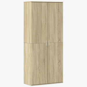 Highboard Sonoma-Eiche 80x35x180 cm