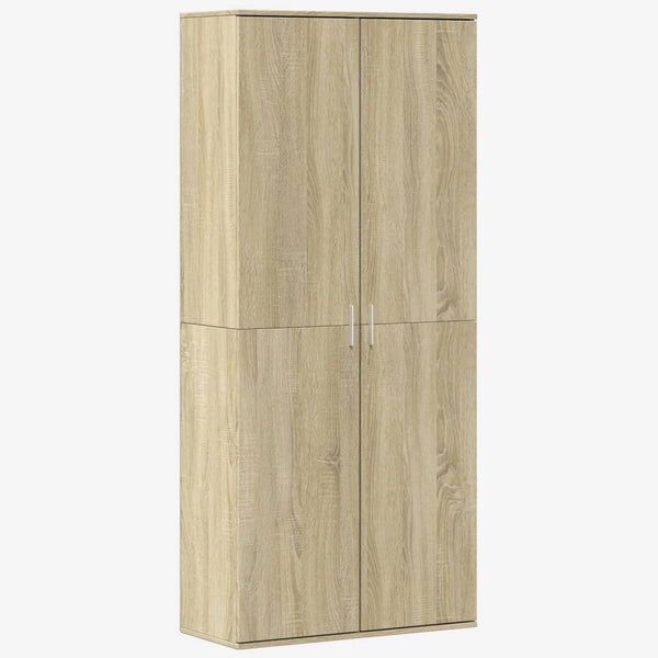 Highboard Sonoma-Eiche 80x35x180 cm