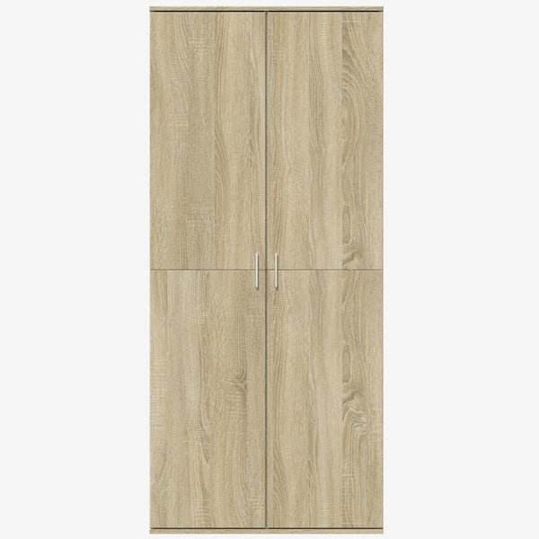Highboard Sonoma-Eiche 80x35x180 cm