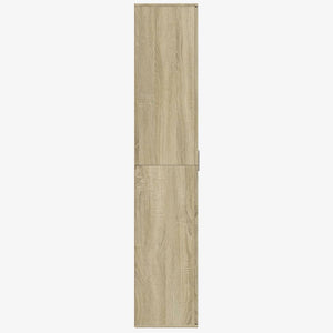 Highboard Sonoma-Eiche 80x35x180 cm