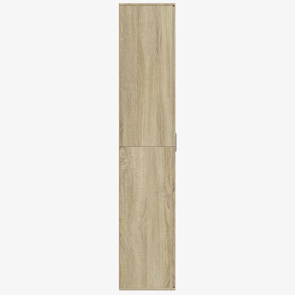 Highboard Sonoma-Eiche 80x35x180 cm