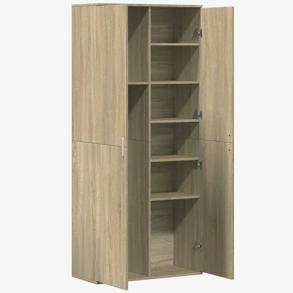 Highboard Sonoma-Eiche 80x35x180 cm