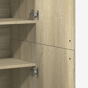 Highboard Sonoma-Eiche 80x35x180 cm