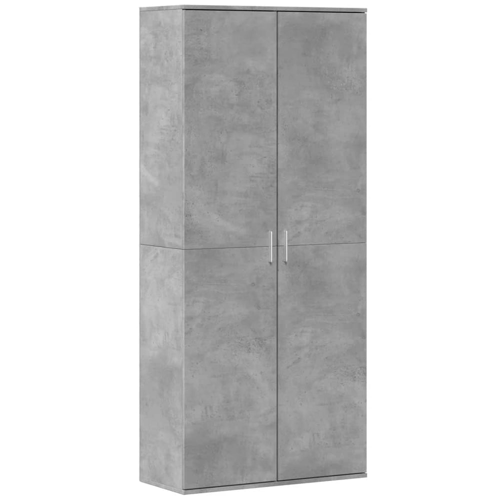 Highboard Betongrau 80x35x180 cm