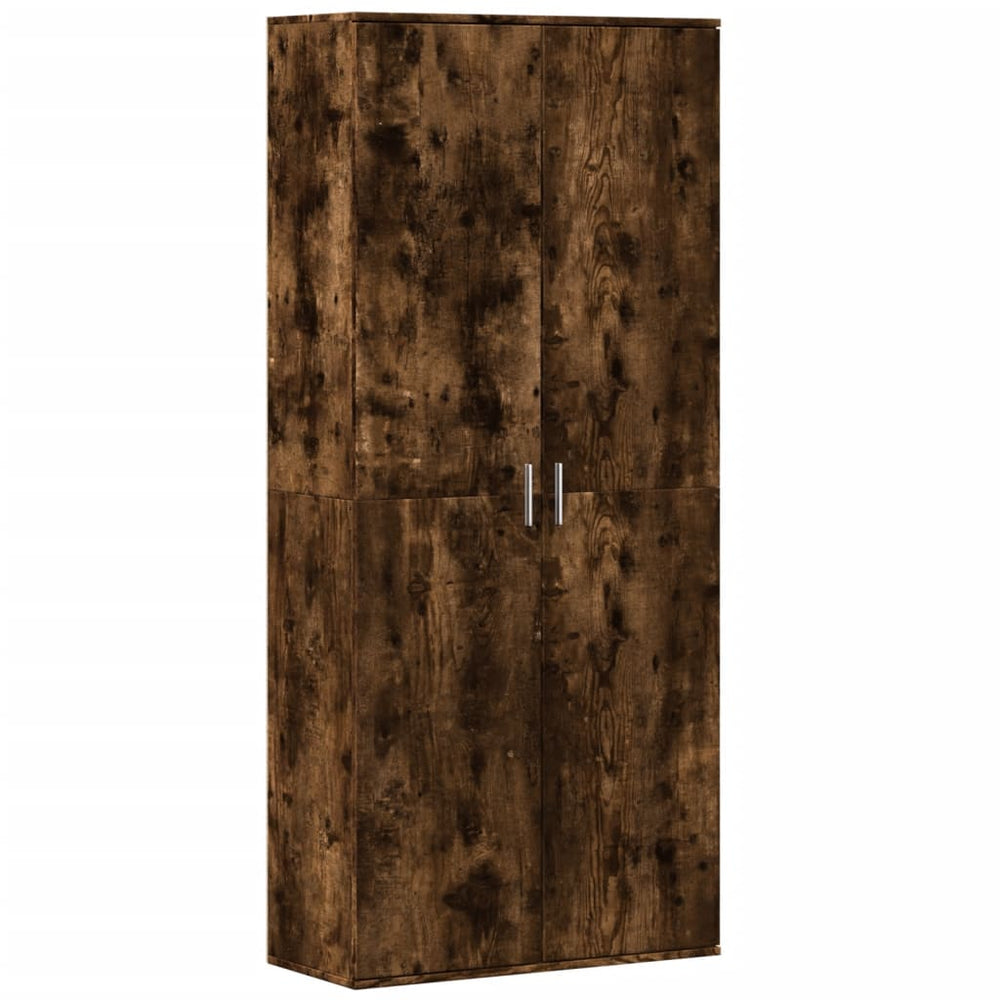 Highboard Räuchereiche 80x35x180 cm