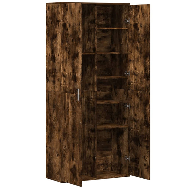 Highboard Räuchereiche 80x35x180 cm