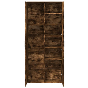 Highboard Räuchereiche 80x35x180 cm