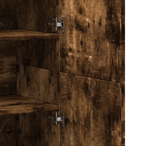 Highboard Räuchereiche 80x35x180 cm