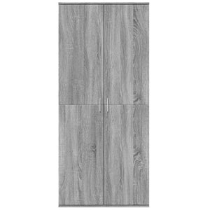 Highboard Grau Sonoma 80x180 cm