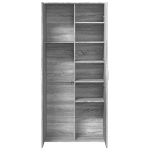 Highboard Grau Sonoma 80x180 cm