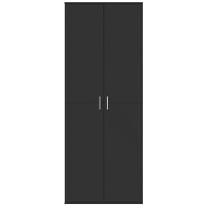 Highboard Schwarz 70x35x180 cm