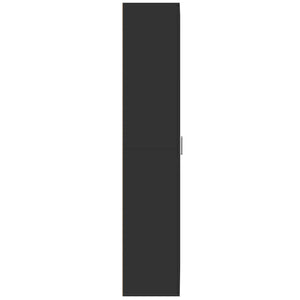 Highboard Schwarz 70x35x180 cm