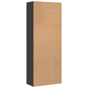 Highboard Schwarz 70x35x180 cm