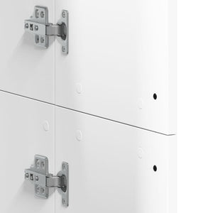 Highboard Weiß 60x35x180 cm