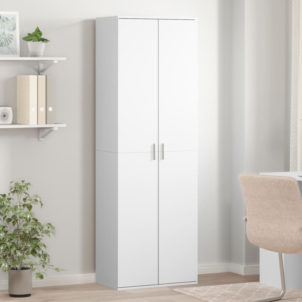 Highboard Weiß 60x35x180 cm