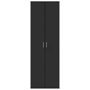 Highboard Schwarz 60x35x180 cm