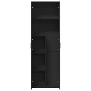 Highboard Schwarz 60x35x180 cm