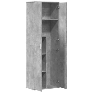 Highboard Betongrau 60x35x180 cm