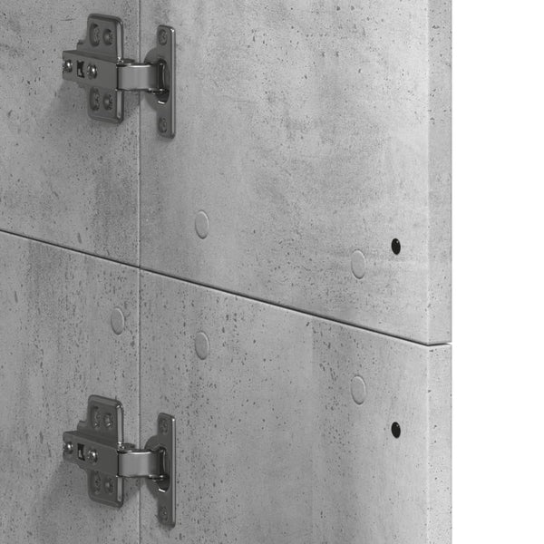 Highboard Betongrau 60x35x180 cm