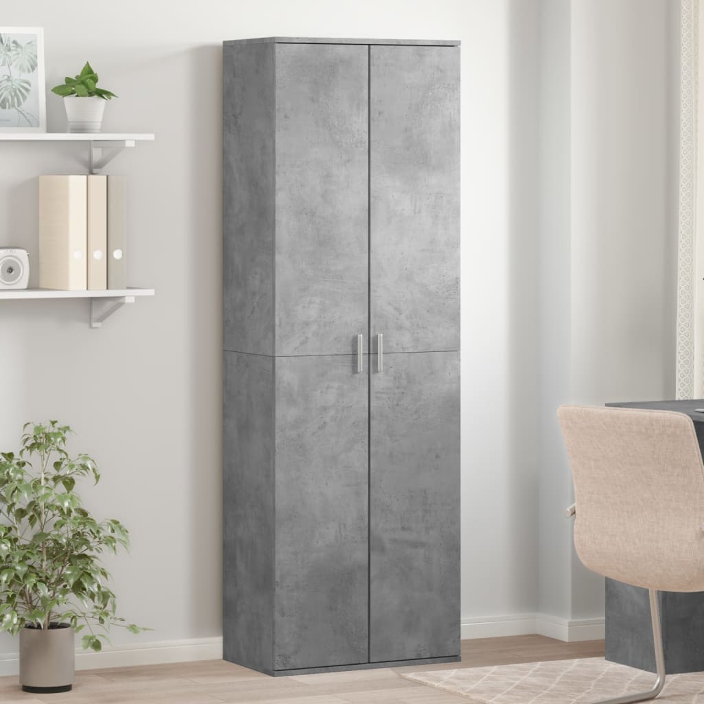 Highboard Betongrau 60x35x180 cm
