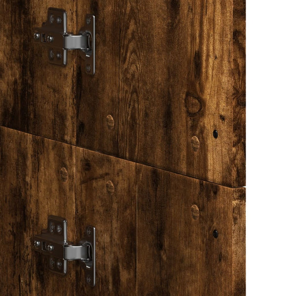 Highboard Räuchereiche 60x35x180 cm
