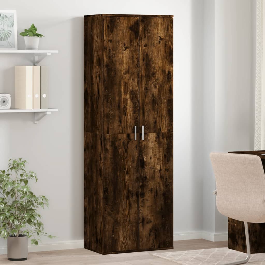 Highboard Räuchereiche 60x35x180 cm