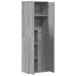 Highboard Grau Sonoma 60x35x180 cm