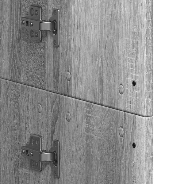 Highboard Grau Sonoma 60x35x180 cm