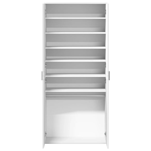 Weißer Schuhschrank 80x39x178cm