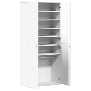 Weißer Schuhschrank 80x39x178cm