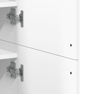 Weißer Schuhschrank 80x39x178cm
