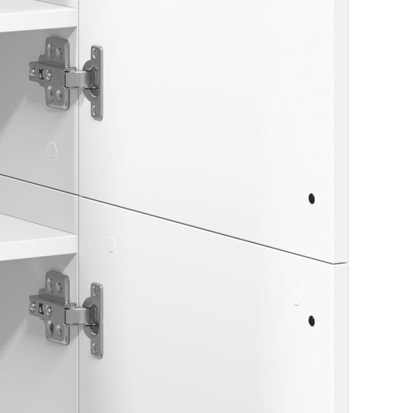 Weißer Schuhschrank 80x39x178cm