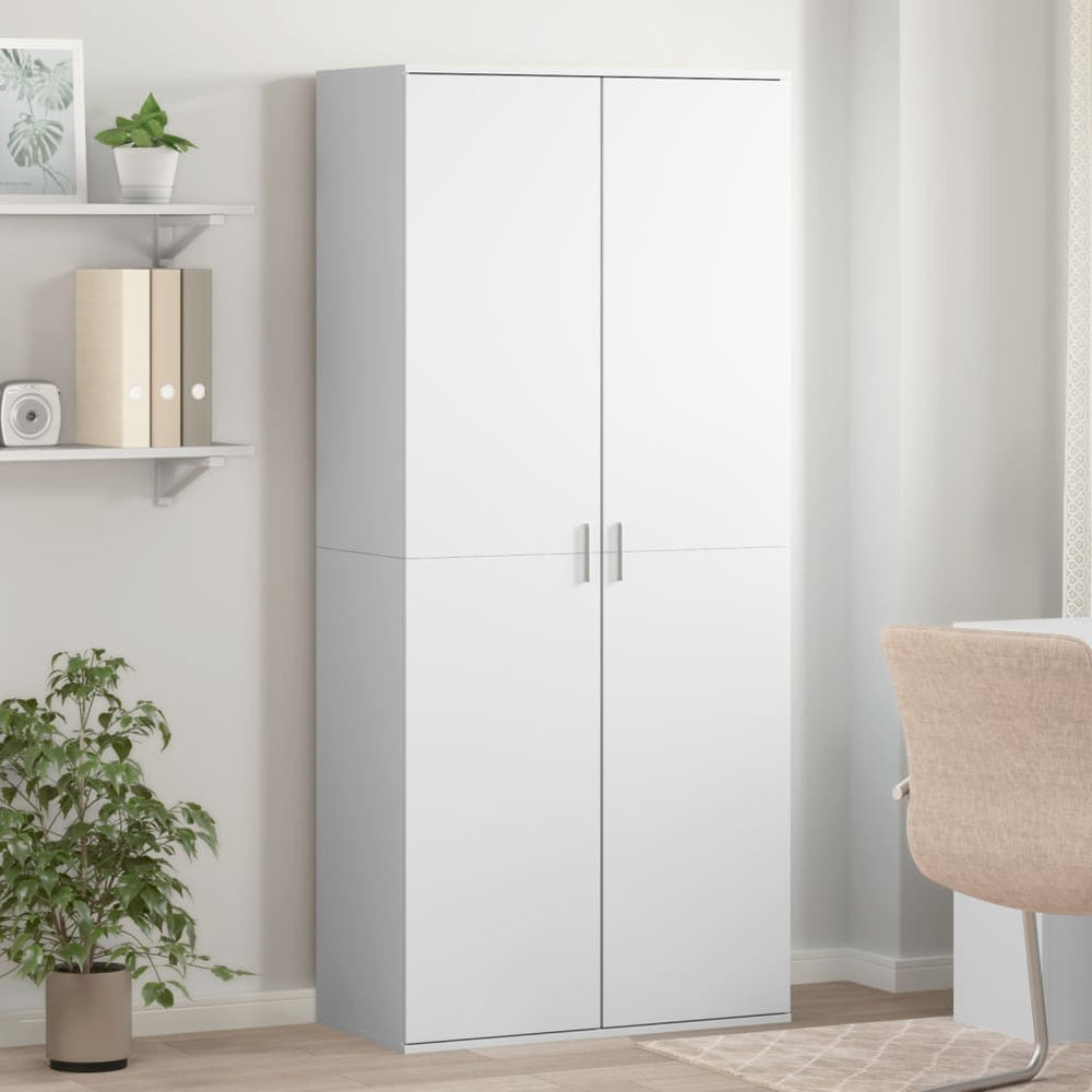 Weißer Schuhschrank 80x39x178cm
