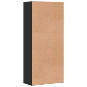 Schuhschrank Schwarz, 80 cm