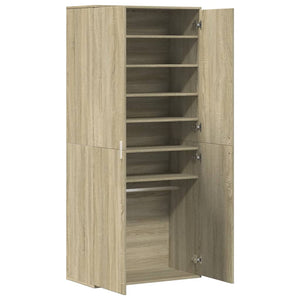 Schuhschrank Sonoma Eiche 80x39x178 cm