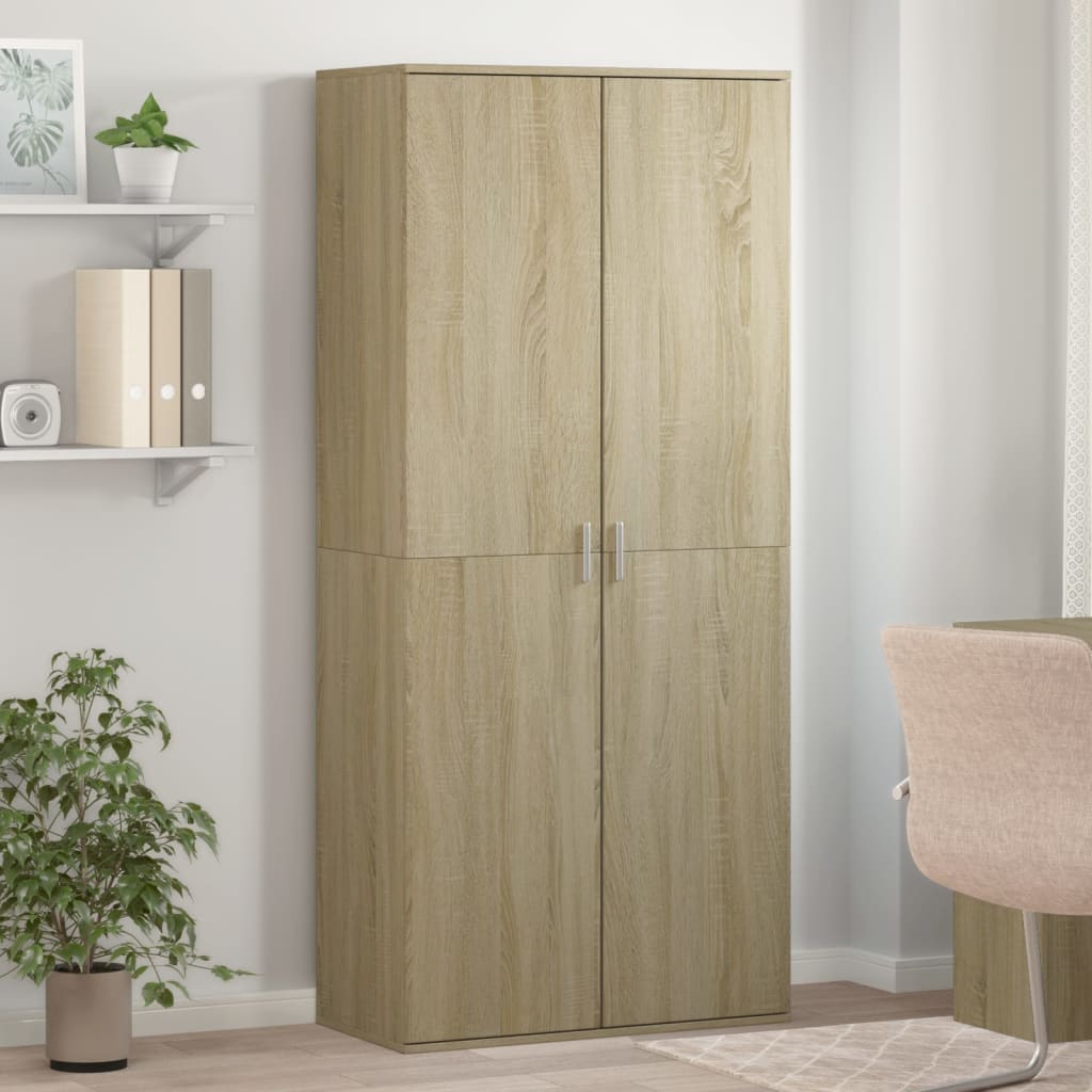 Schuhschrank Sonoma Eiche 80x39x178 cm