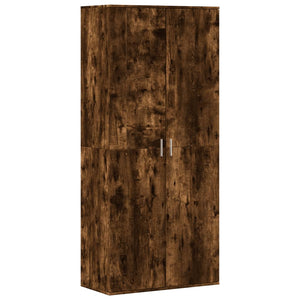 Schuhschrank Räuchereiche 80x39x178 cm