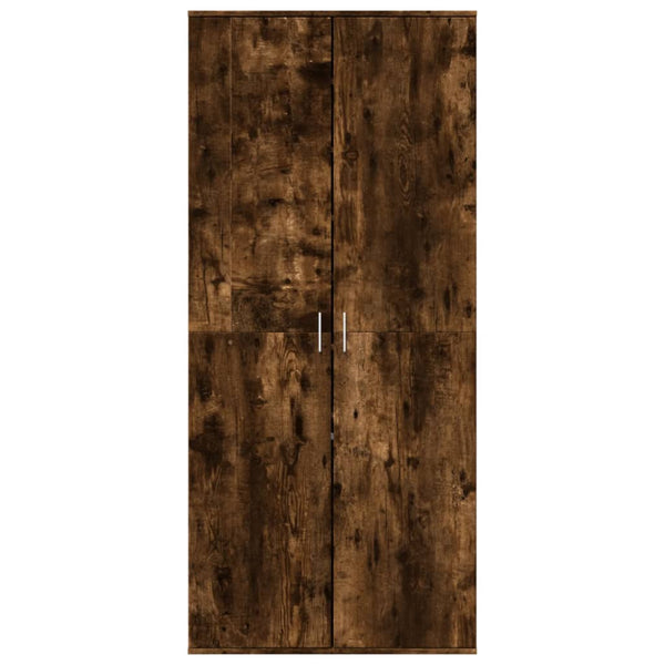 Schuhschrank Räuchereiche 80x39x178 cm