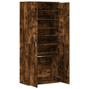 Schuhschrank Räuchereiche 80x39x178 cm