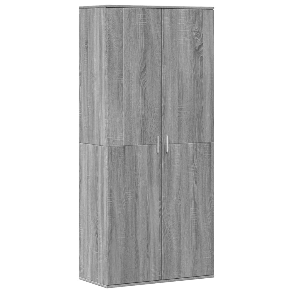Grauer Schuhschrank Sonoma, 80 cm