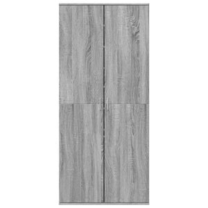 Grauer Schuhschrank Sonoma, 80 cm