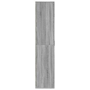 Grauer Schuhschrank Sonoma, 80 cm