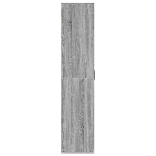 Grauer Schuhschrank Sonoma, 80 cm